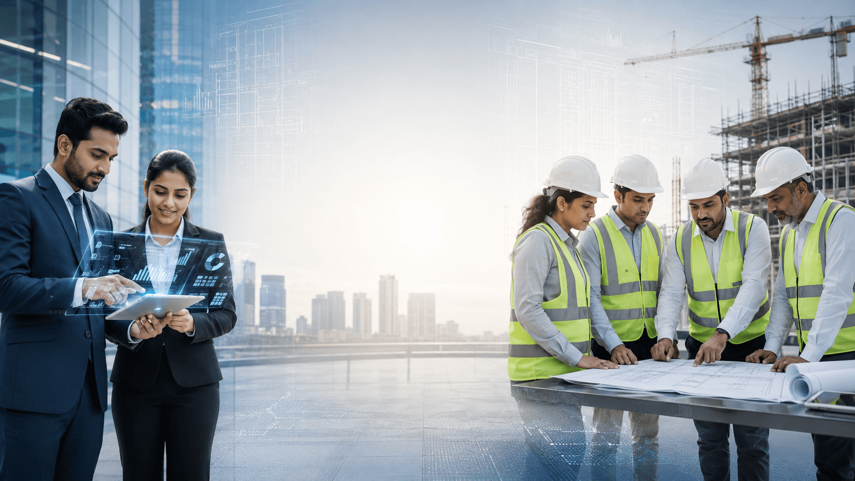 Construction Cost Management hero background